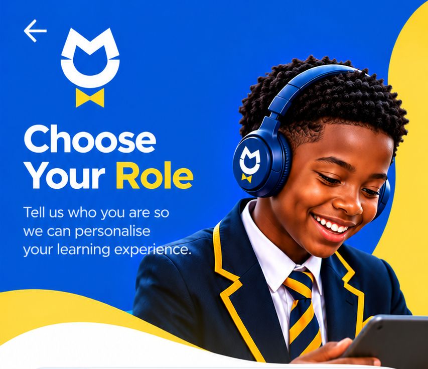 Choose your role. Tell us who you are so we can personalise your learning experience.